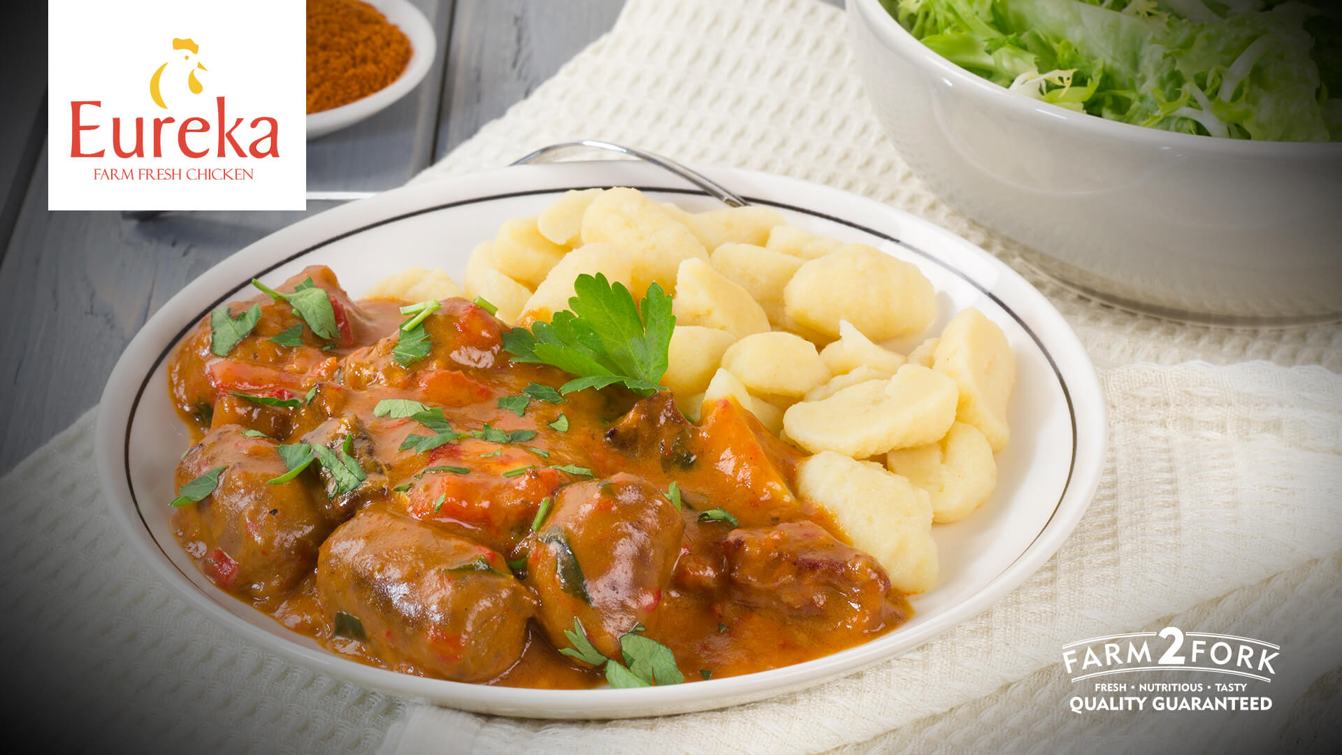 Plated Hungarian Sausage Goulash | Eureka Hungarian Sausage