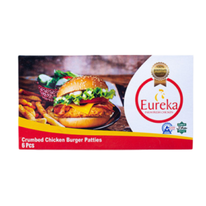 Eureka crumbled chicken burger patties